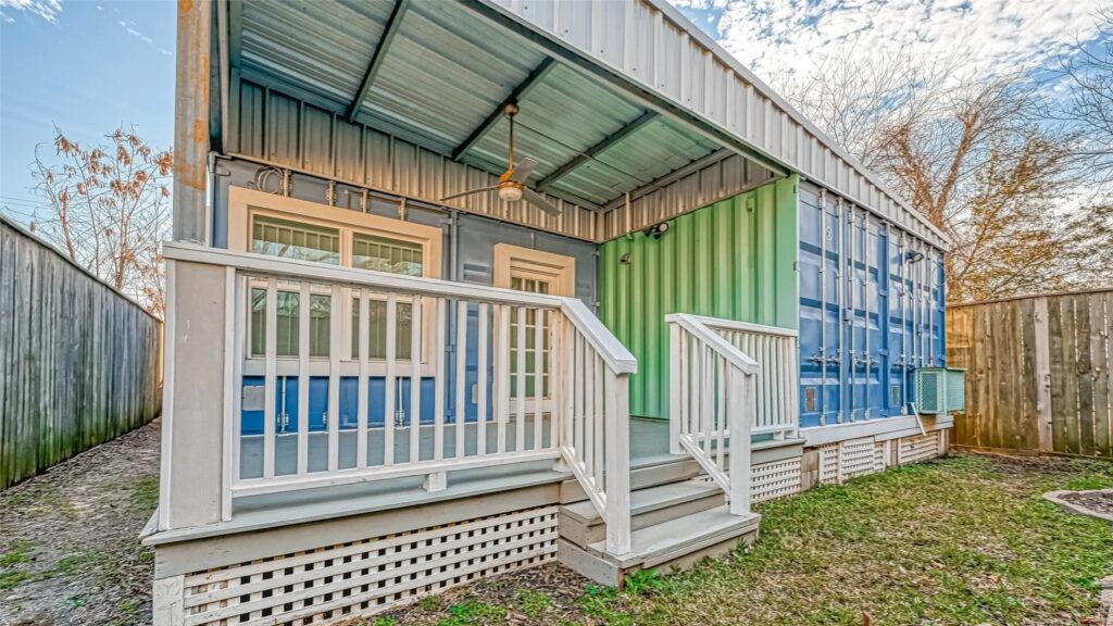 residential container home in Houston, TX, USA