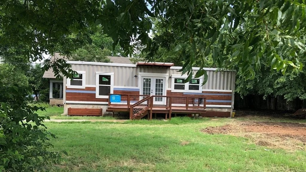 residential container home in Waco Texas