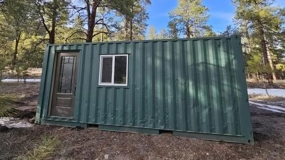 shipping container cabin jemez springs nm