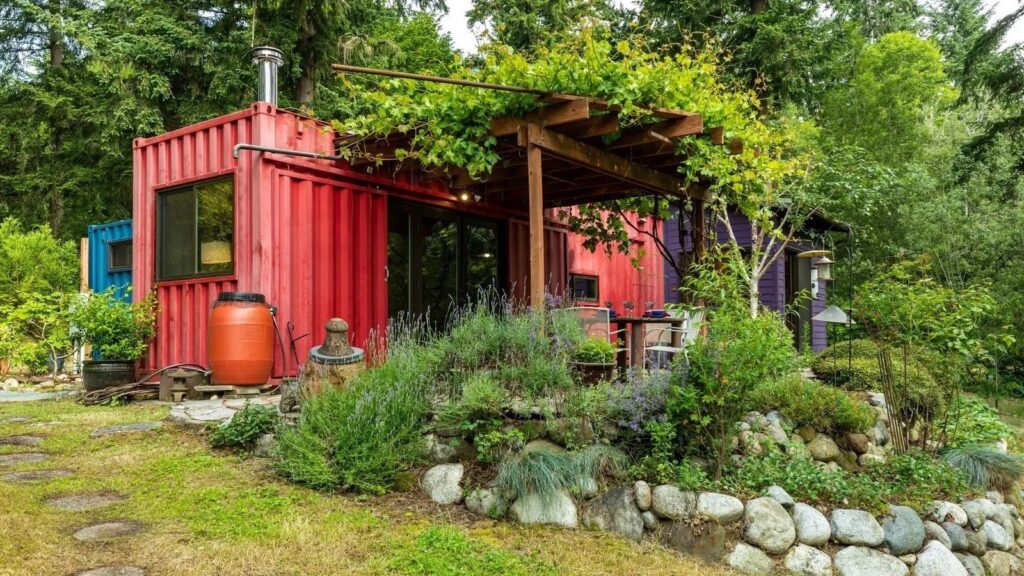 shipping container home clinton WA