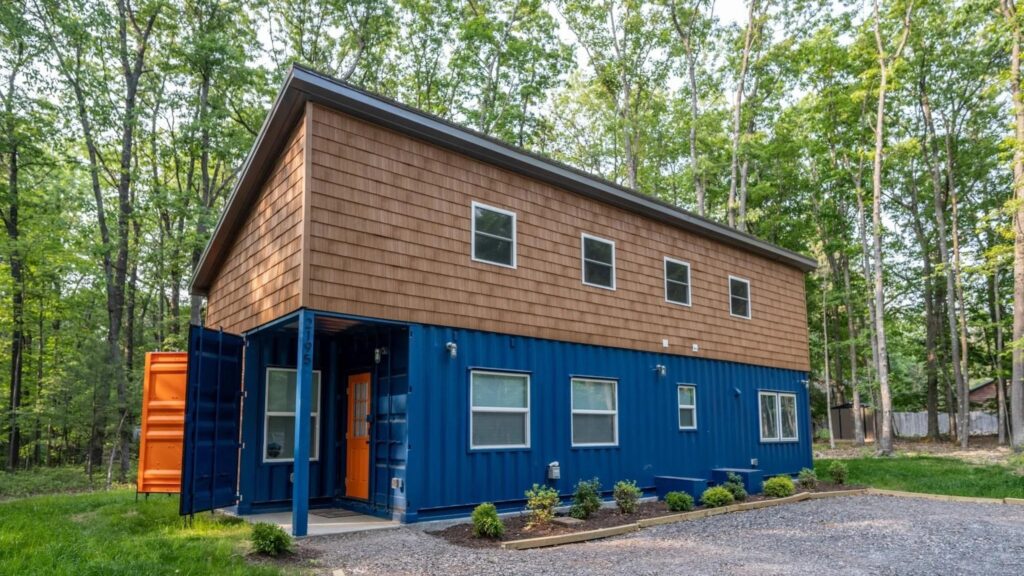 shipping container home swanton MD