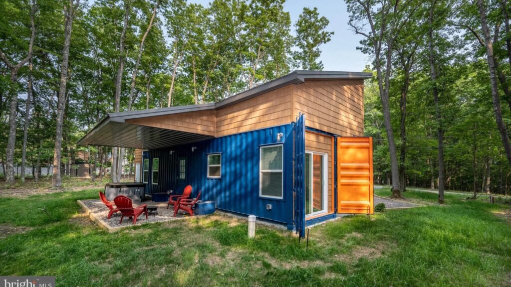 shipping container home swanton MD