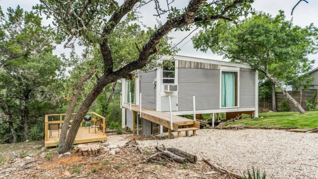 shipping container tiny house canyon lake TX